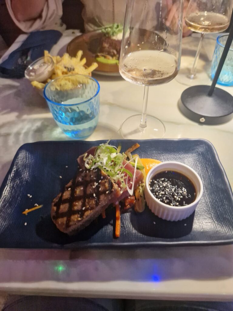 Restaurant Bubbles Bonaire tonijn