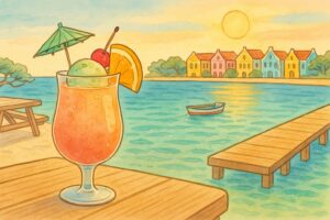 Cocktails op Bonaire