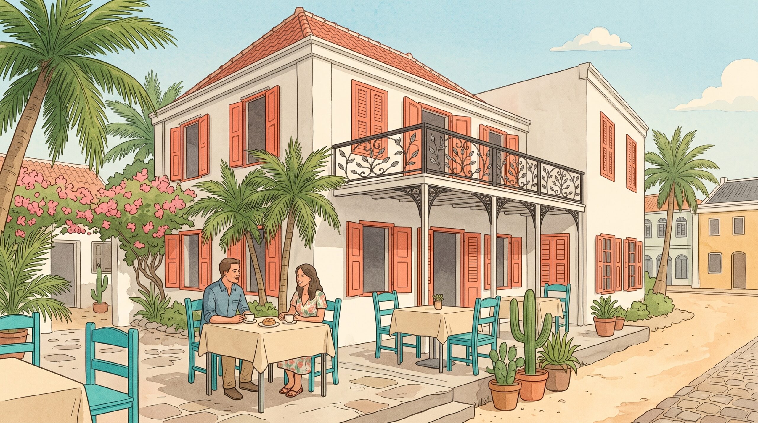 Stadscafe Het Consulaat: Bonaire’s Historische Eetplek